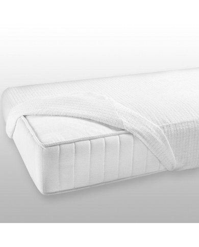 Coprimaterasso letto singolo in jersey angoli maxi Ambrosiana Nuvola