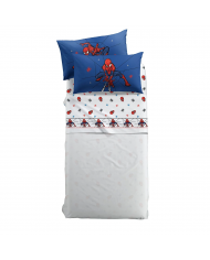 Completo lenzuola letto singolo 100% cotone Spiderman Spidey Caleffi