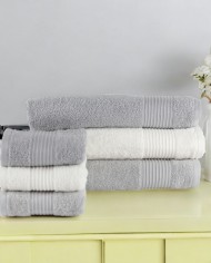 Set asciugamani spugna cotone 3+3 Neith Nicole