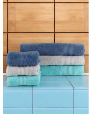 Set asciugamani spugna cotone 3+3 Neith Nicole