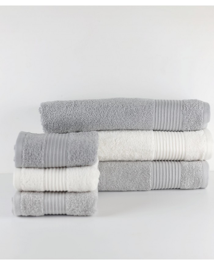 Set asciugamani spugna cotone 3+3 Neith Nicole