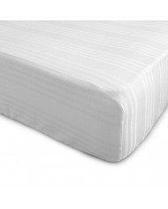 Coprimaterasso matrimoniale Menfi con angoli maxi 30cm in puro cotone fasciato