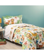 Completo lenzuola matrimoniale in raso di cotone orlo a giorno Caleffi