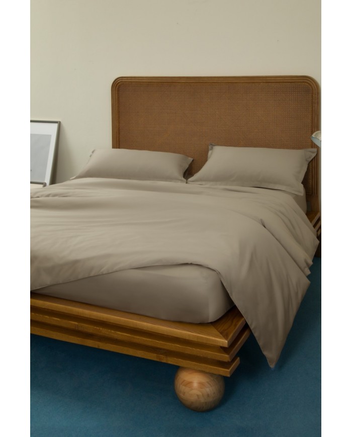 Parure copripiumino matrimoniale tinta unita Gioia 100% Cotone Neith