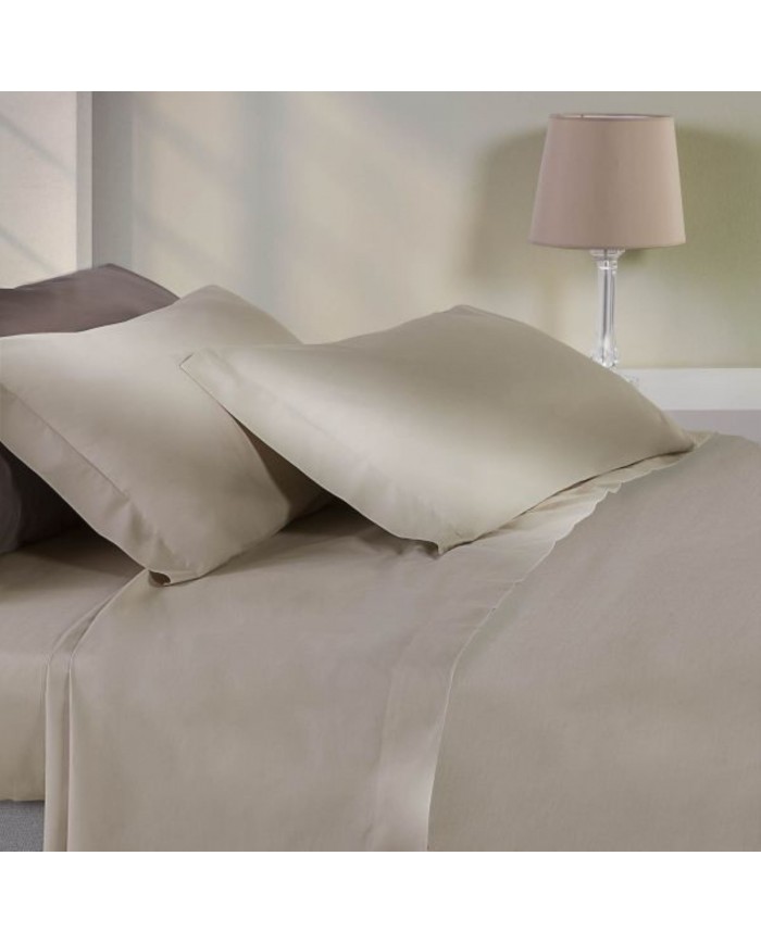 Completo lenzuola matrimoniale in percalle Louisiana Mirabello