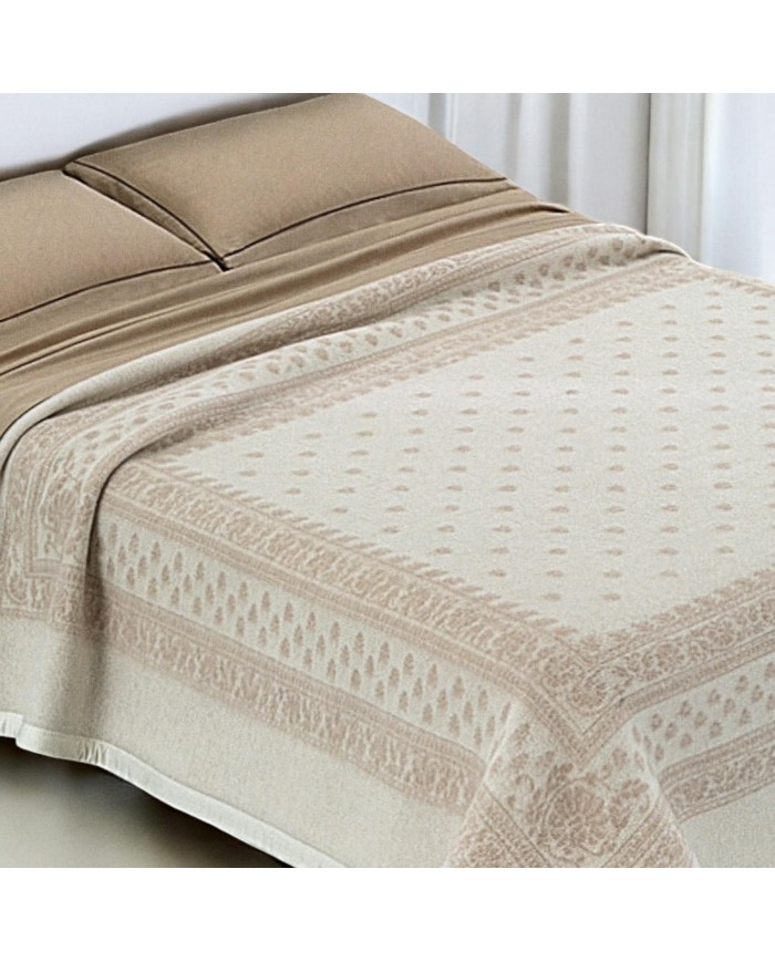 Coperta letto singolo in pura lana Lanerossi misura 160x210