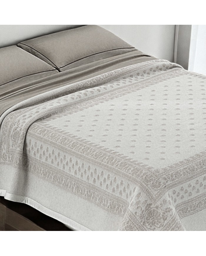 Coperta letto singolo in pura lana Lanerossi misura 160x210