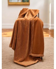 Luxury Plaid matrimoniale in pile supersoft e velluto Mika 210x240