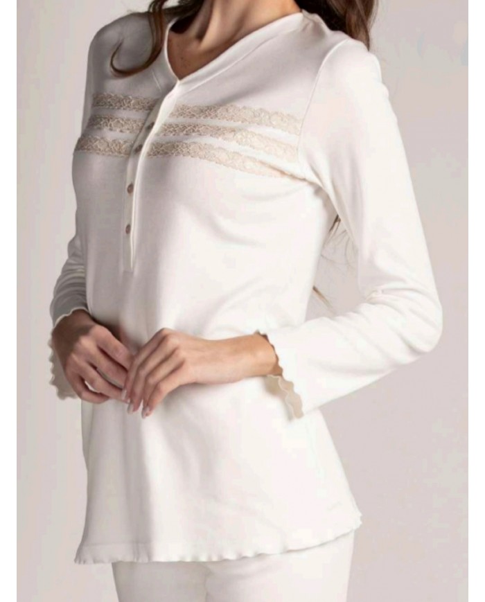 Pigiama donna in 100% caldo cotone Lunatica 42120