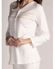 Pigiama donna in 100% caldo cotone Lunatica 42120