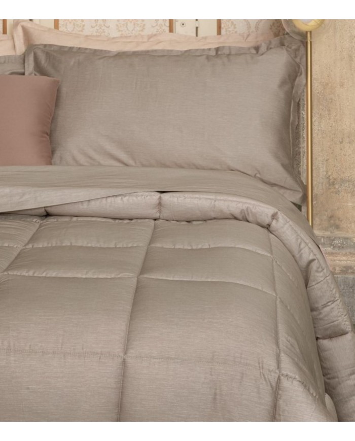 Trapunta matrimoniale in raso di puro cotone Giada Neith