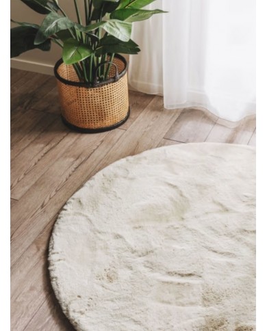 Tappeto tondo in ecopelliccia Eva - S&G Home