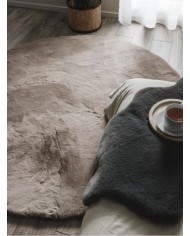 Tappeto tondo in ecopelliccia Eva - S&G Home