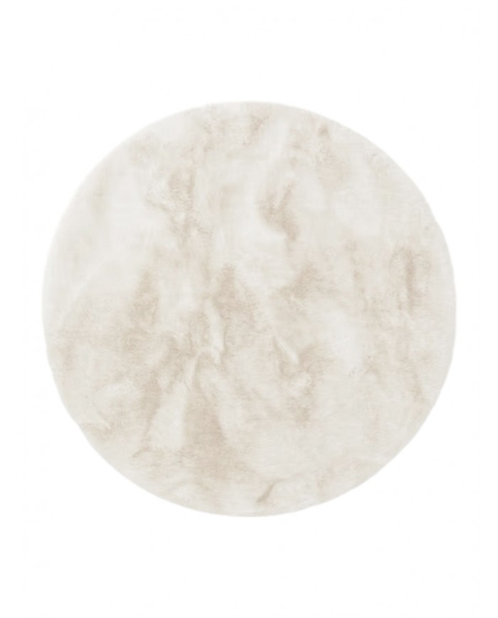 Tappeto tondo in ecopelliccia Eva - S&G Home