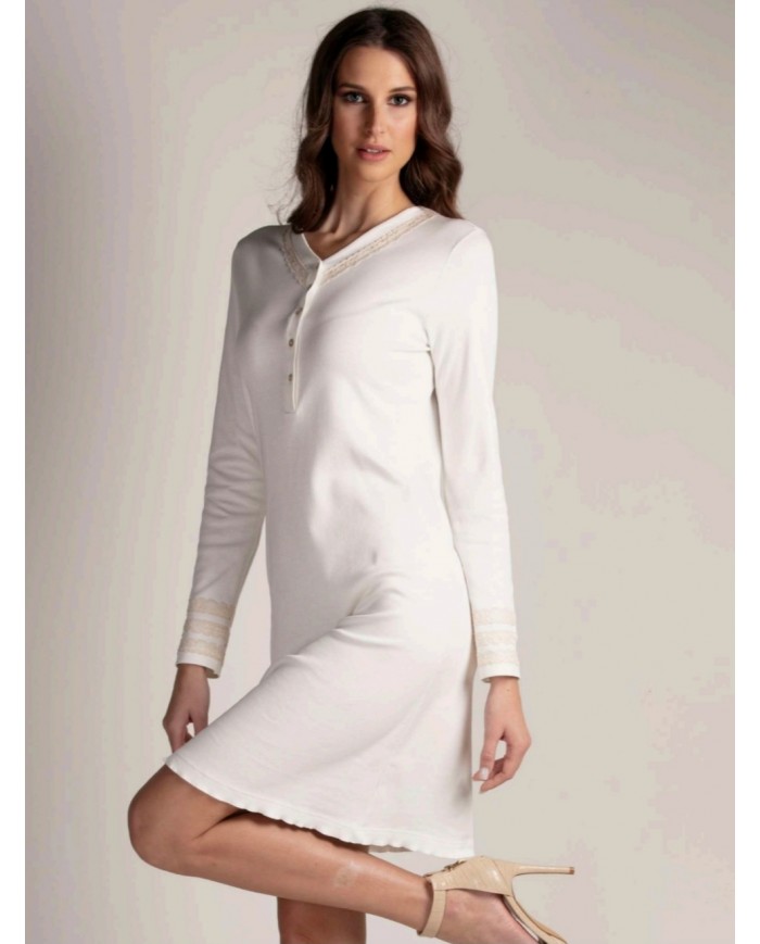 Camicia da notte caldo cotone Lunatica 42121