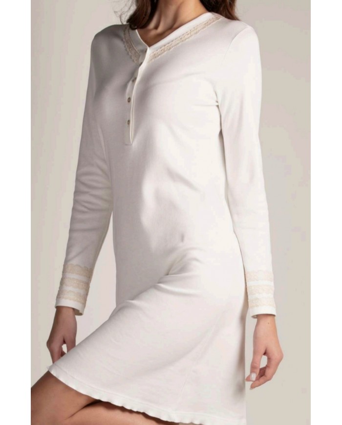 Camicia da notte caldo cotone Lunatica 42121