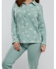 Pigiama invernale donna in punto milano Semplice Vanità - Fida Lingerie 2518