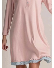 Camicia da notte caldo cotone Lunatica 42144