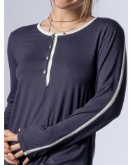 Pigiama donna manica lunga Toscana Lingerie - Federica
