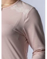 Camicia da notte aperta avanti in cotone modal Toscana Lingerie art. Cinzia