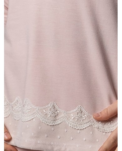 Pigiama serafino in cotone modal Toscana Lingerie art. Cinzia