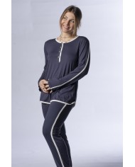 Pigiama donna manica lunga Toscana Lingerie - Federica