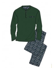 Pigiama uomo 100% caldo cotone Bip Bip 6889 - Made in Italy
