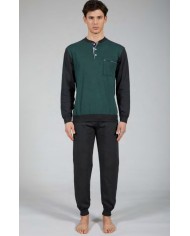 Pigiama uomo 100% caldo cotone Bip Bip Conquista 7124