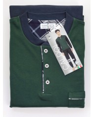 Pigiama uomo 100% caldo cotone Bip Bip Conquista 7124