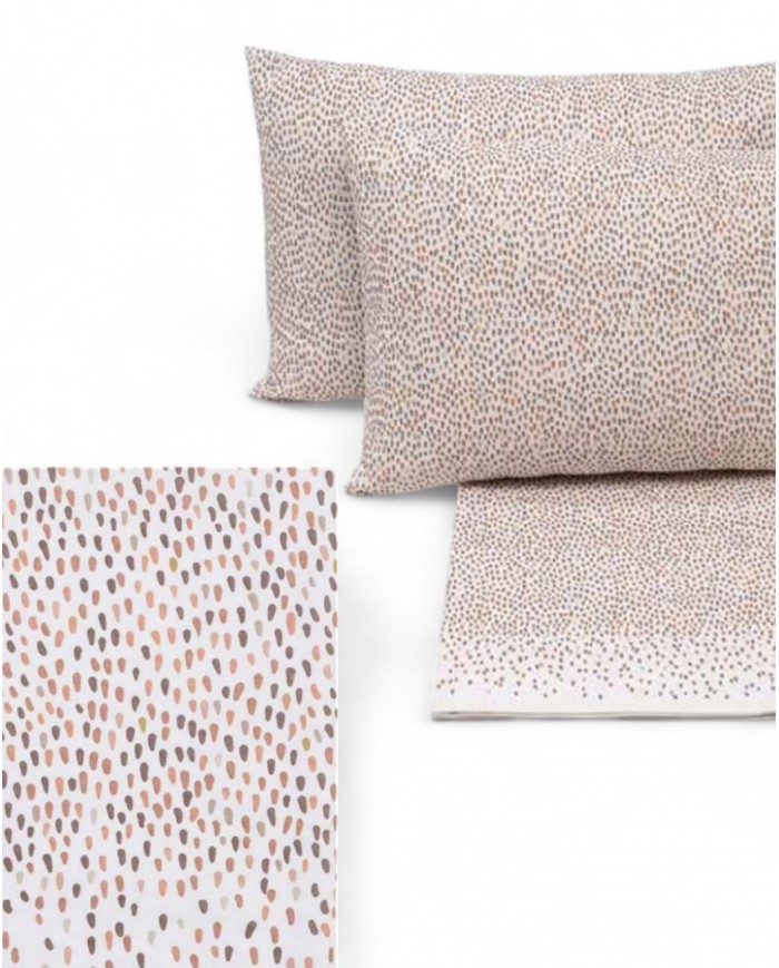 Completo lenzuola letto singolo Caleffi Gipsy