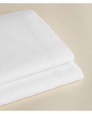 Lenzuolo matrimoniale senza angoli in percalle di puro cotone 270x290