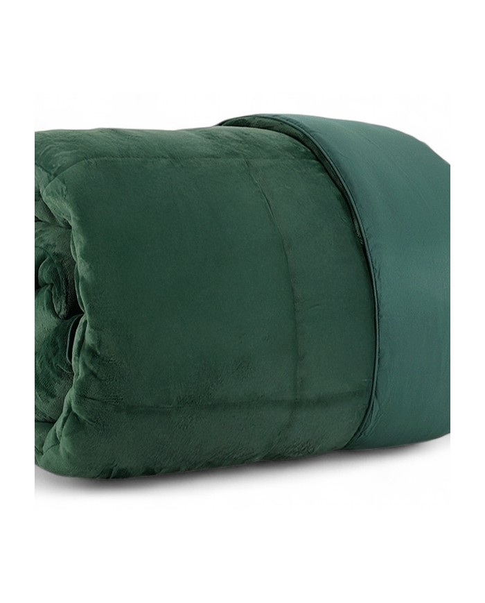 Trapunta matrimoniale in velluto coral Sensitive by S&G Home