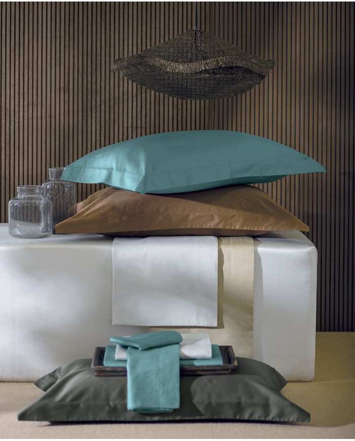 Completo Lenzuola matrimoniale in raso di cotone Botticelli Dondi Home