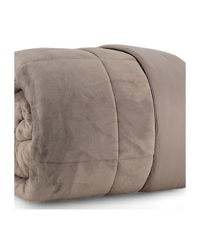 Trapunta letto singolo in velluto coral Sensitive by S&G Home