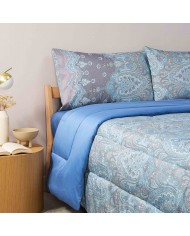 Trapunta matrimoniale in raso di cotone Granfoulard Bassetti Isolabella C1