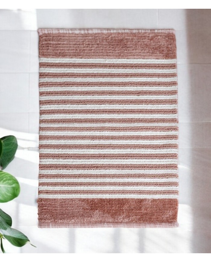 Tappeto da bagno con antiscivolo Lennon 65x130cm