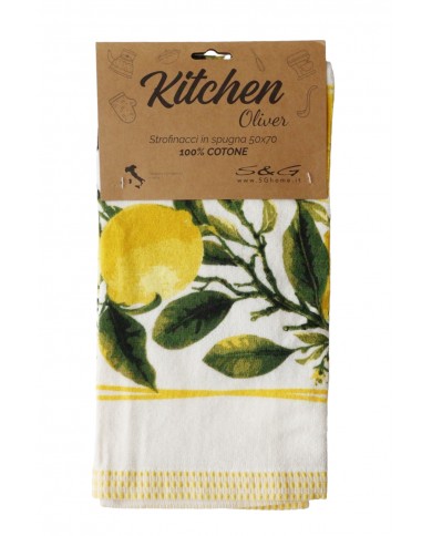 Set di tre strofinacci in spugna 100% cotone Oliver S&G Home