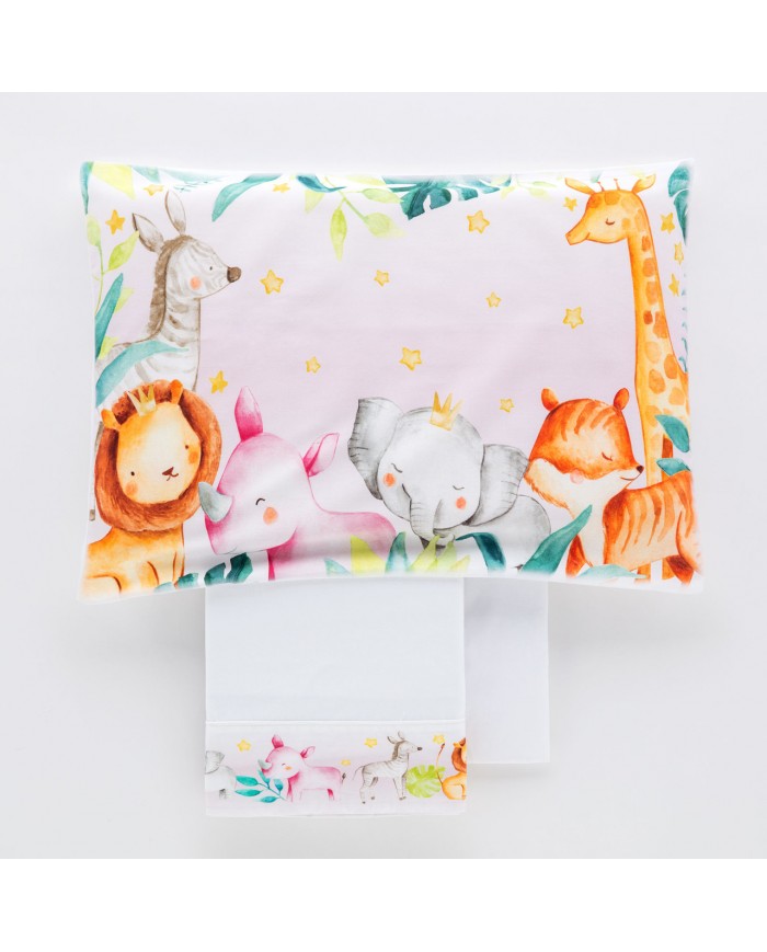 Completo lenzuola per culla lettino in puro cotone Simba