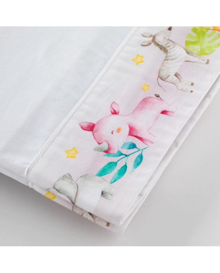 Completo lenzuola per culla lettino in puro cotone Simba