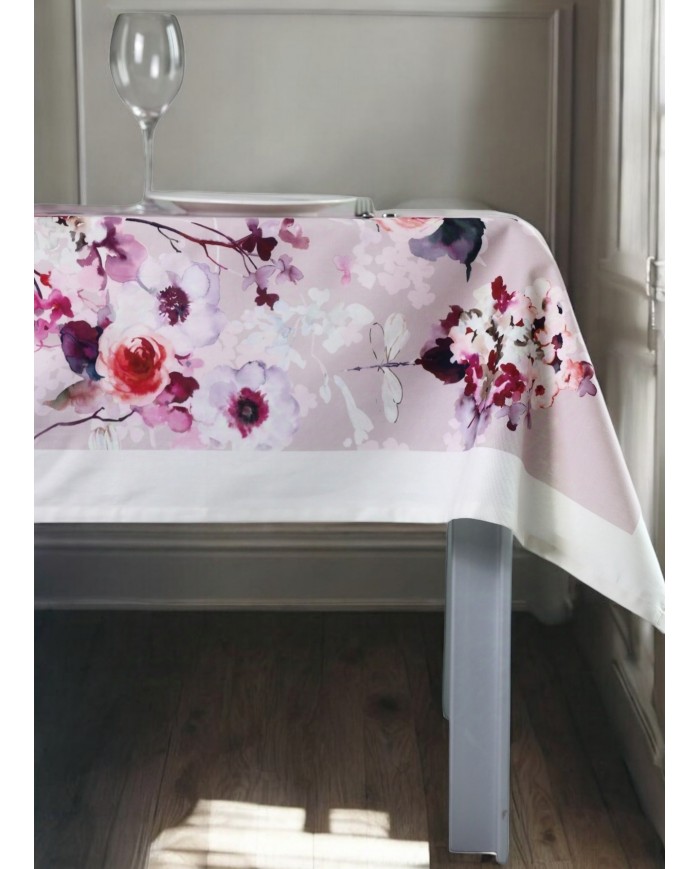 Tovaglia 12 posti in gabardine di puro cotone Patchouli Forever by Dondi