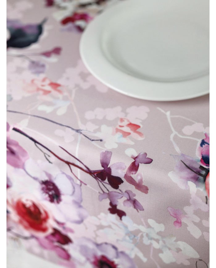 Tovaglia 12 posti in gabardine di puro cotone Patchouli Forever by Dondi