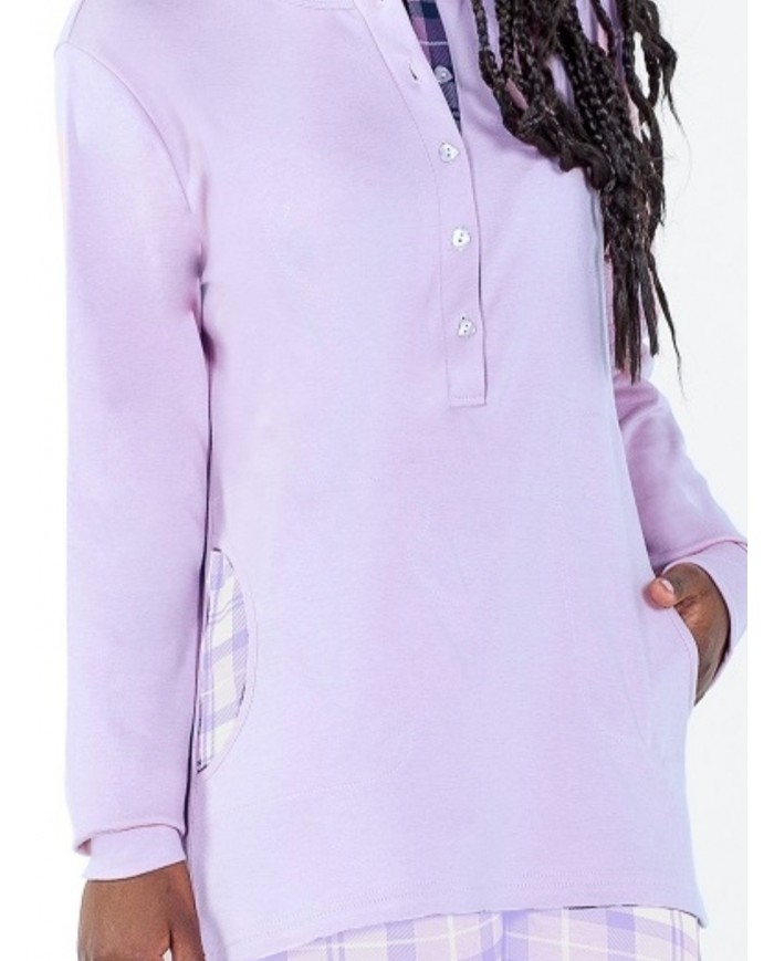 Pigiama Donna 100% caldo cotone S2G D9289