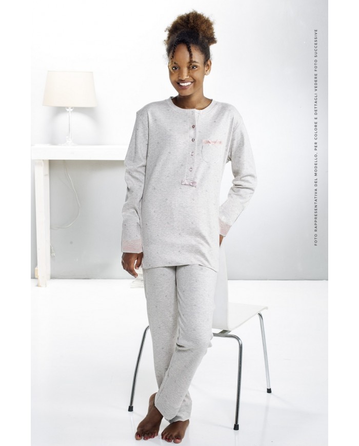 Pigiama Donna 100% caldo cotone S2G D9297