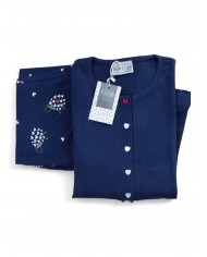 Pigiama Donna 100% caldo cotone Pop Corn Industry D9389 - MADE IN ITALY