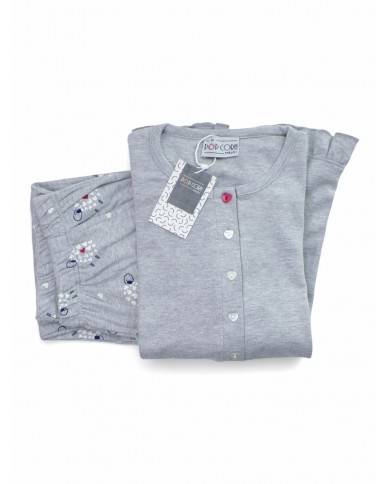 Pigiama Donna 100% caldo cotone Pop Corn Industry D9389 - MADE IN ITALY