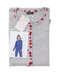 Pigiama Donna 100% caldo cotone S2G D9296