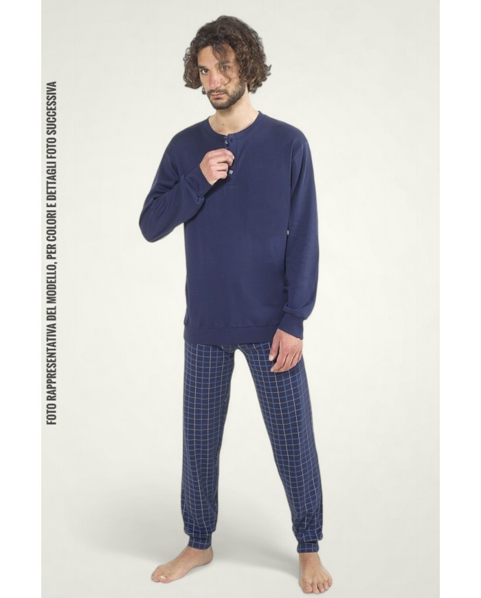 Pigiama uomo caldo cotone S2G U9311