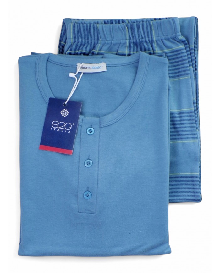 Pigiama uomo caldo cotone S2G U9311