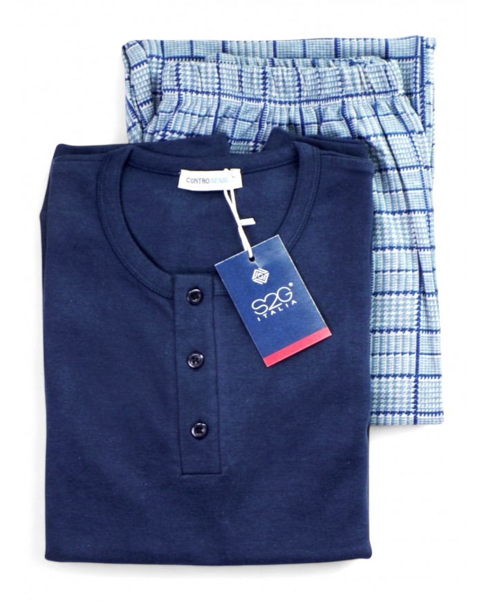 Pigiama uomo caldo cotone S2G U9308