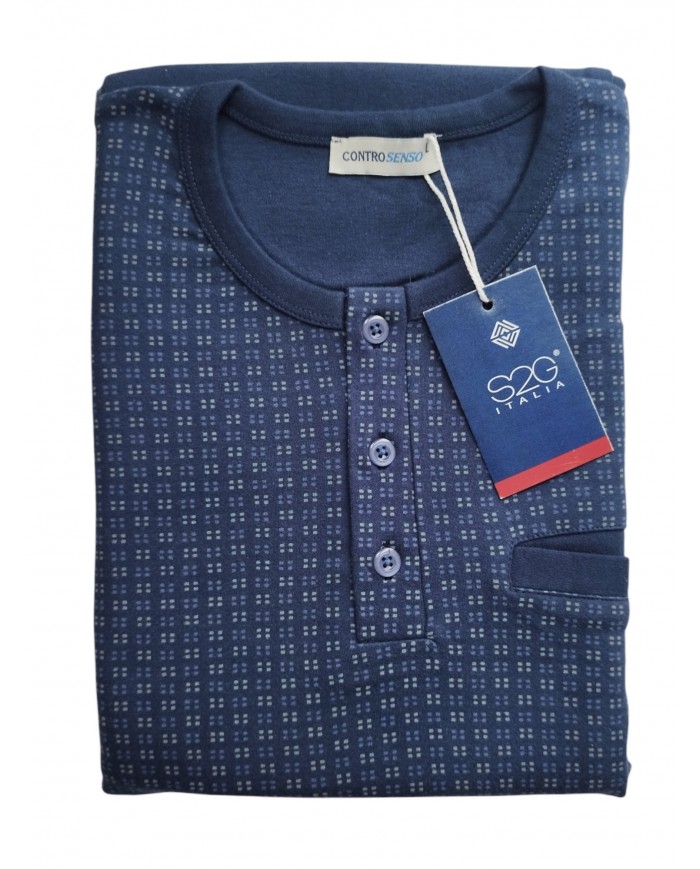 Pigiama uomo caldo cotone S2G U9304